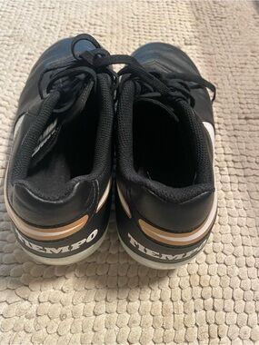 Nike Black and Gold Tiempo Men's Soccer Shoes